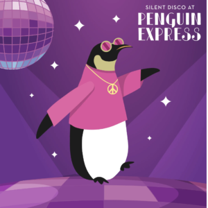 Penguin Express New Years party flyer for Nashville Grand Hyatt