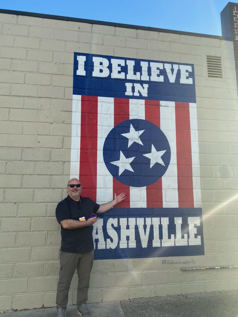 I believe in Nashville mural tour